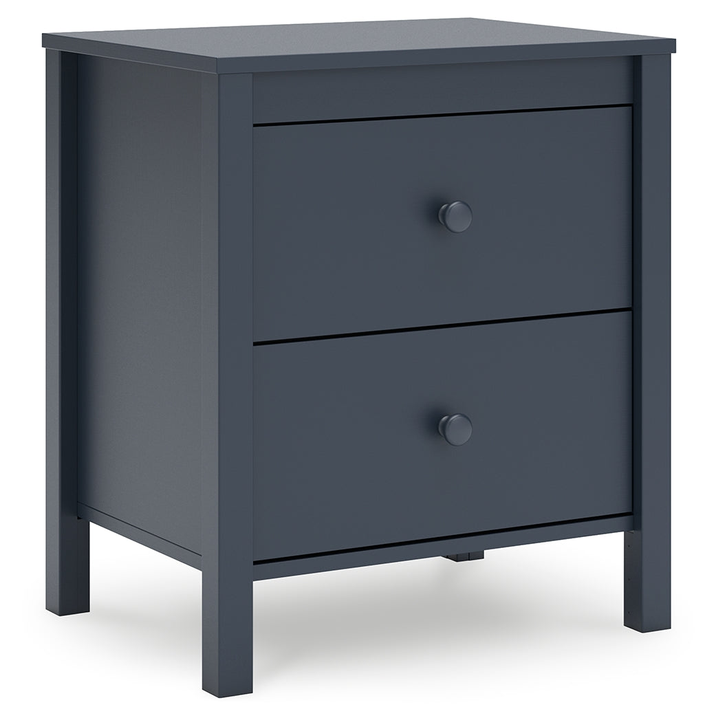 Simmenfort Full Panel Headboard with Dresser and Nightstand in Navy Blue from Ashley - Luna Furniture