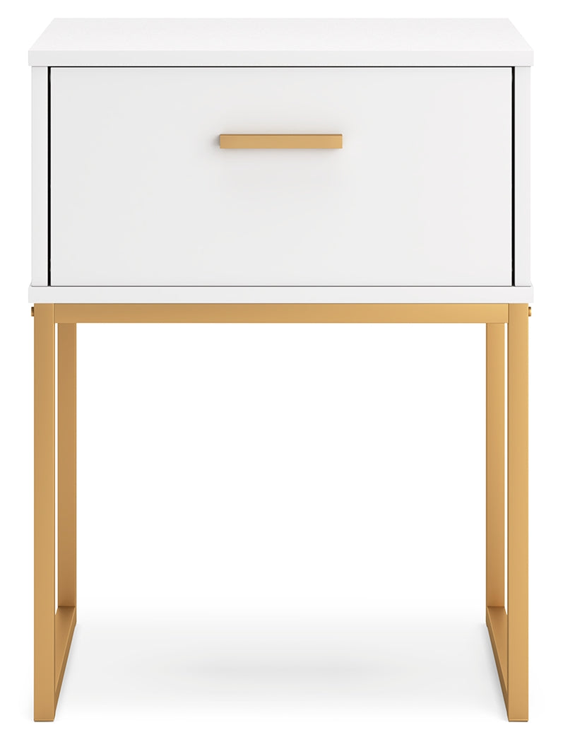 Socalle Full Panel Platform Bed with Dresser and 2 Nightstands in Two-tone from Ashley - Luna Furniture