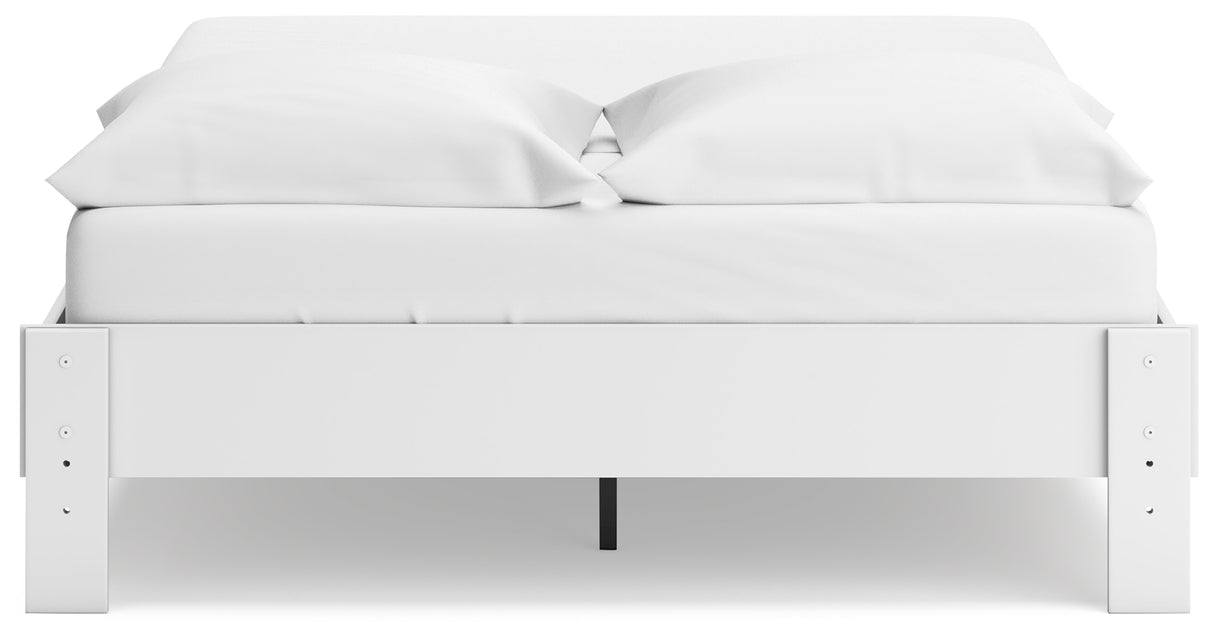 Socalle Queen Platform Bed with Dresser and 2 Nightstands in Two-tone from Ashley - Luna Furniture