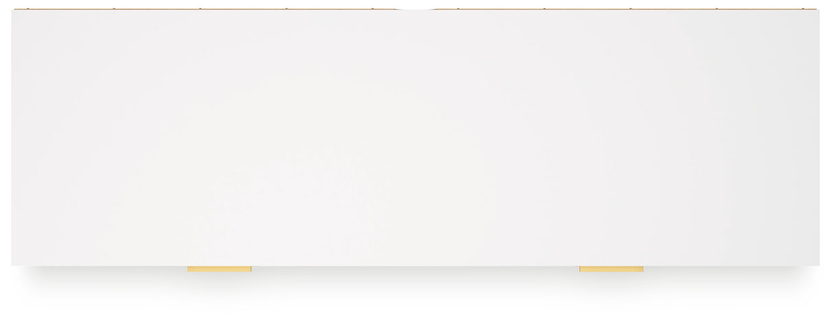 Socalle Queen Platform Bed with Dresser in Two-tone from Ashley - Luna Furniture