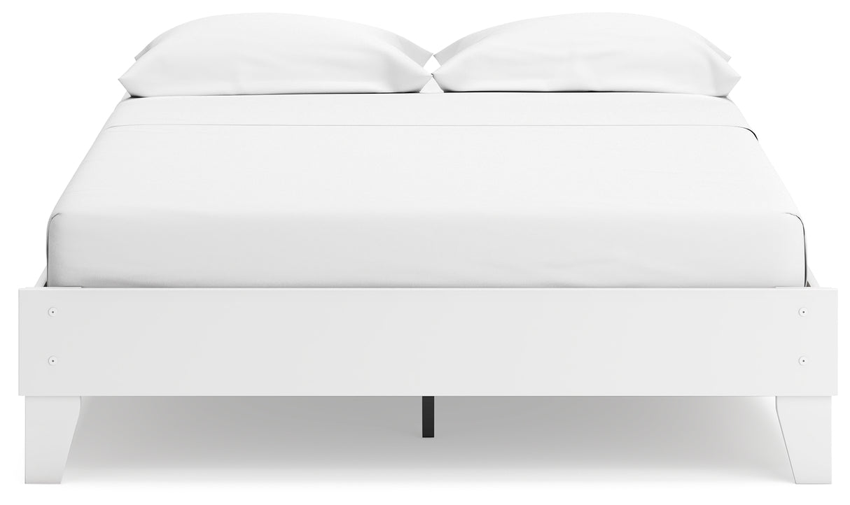 Socalle Queen Platform Bed with Dresser in Two-tone from Ashley - Luna Furniture