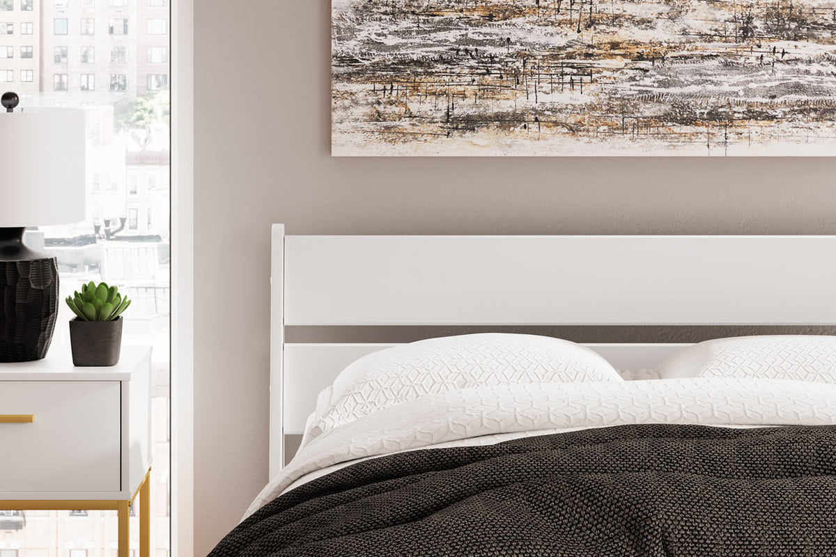 Socalle Two-tone Full Platform Bed from Ashley - Luna Furniture