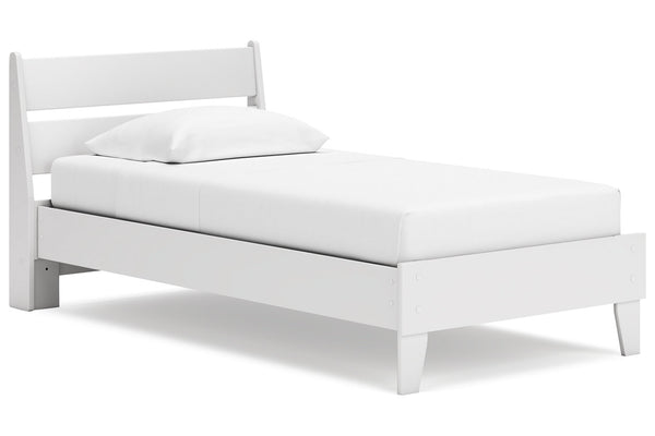 Socalle Two-tone Twin Platform Bed