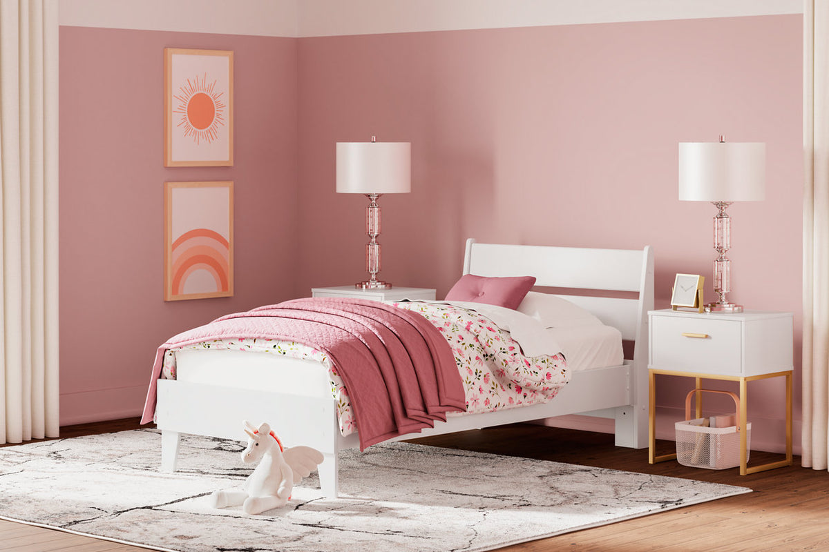 Socalle Two-tone Twin Platform Bed from Ashley - Luna Furniture