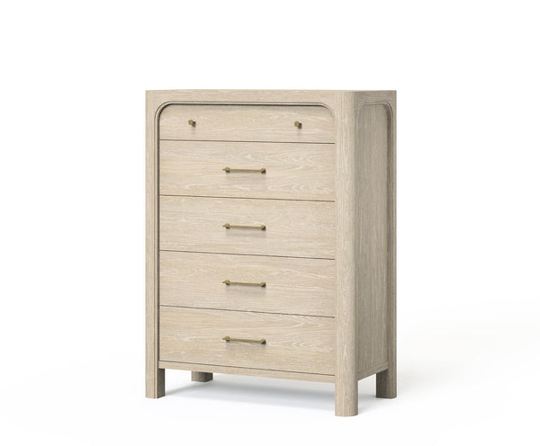 Solano Weathered Mango 5-Drawer Bedroom Chest