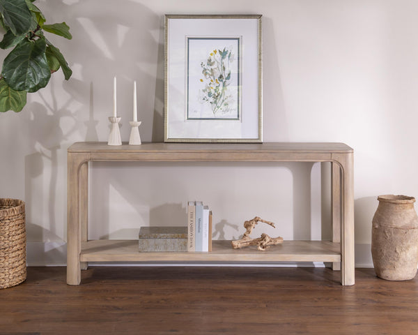 Solano Weathered Mango 64-inch Entryway Console Sofa Table