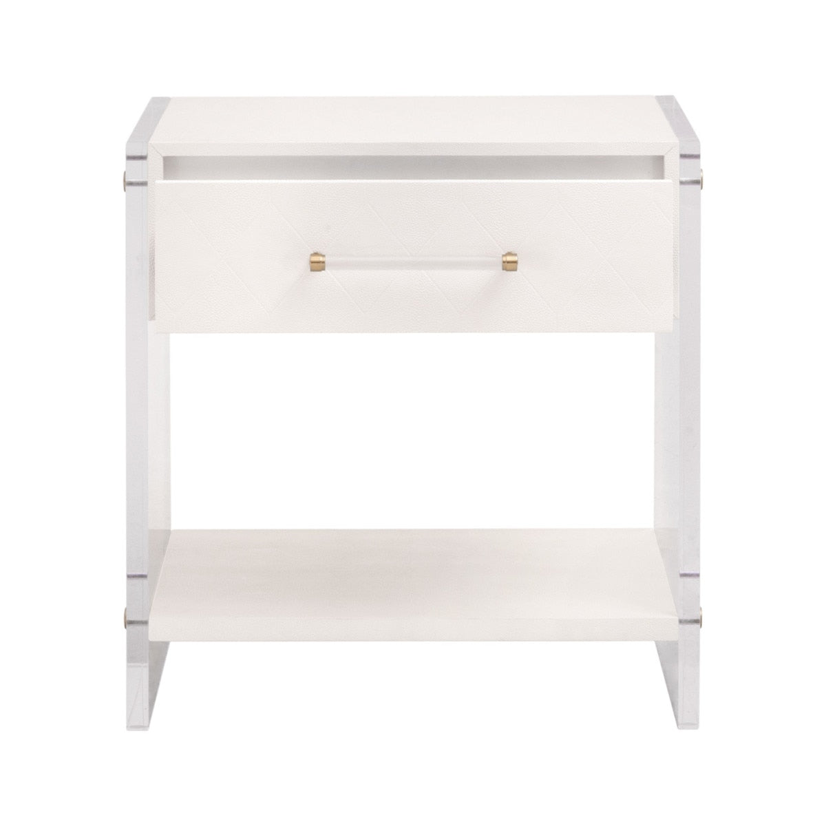 Sonia Shagreen 1-drawer Nightstand from Essentials For Living - Luna Furniture