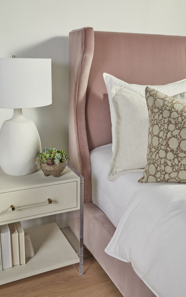 Sonia Shagreen 1-drawer Nightstand from Essentials For Living - Luna Furniture