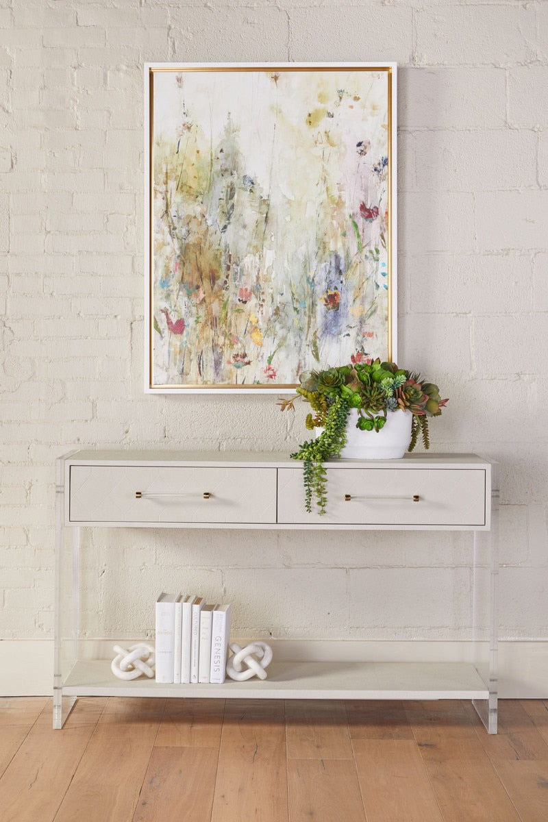Sonia Shagreen Console Table from Essentials For Living - Luna Furniture