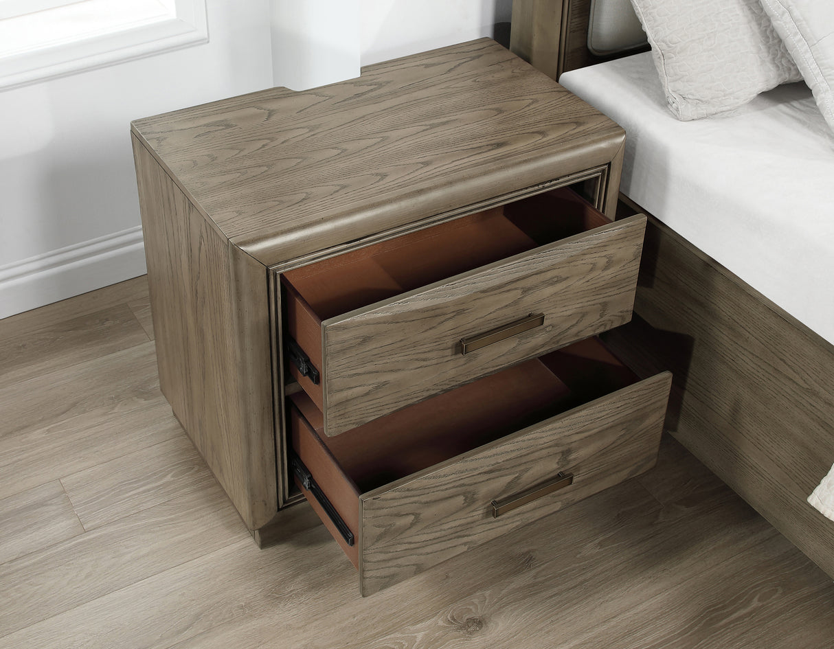 Sonoma 4-Piece King Upholstered Storage Platform Bedroom Set from Steve Silver - Luna Furniture
