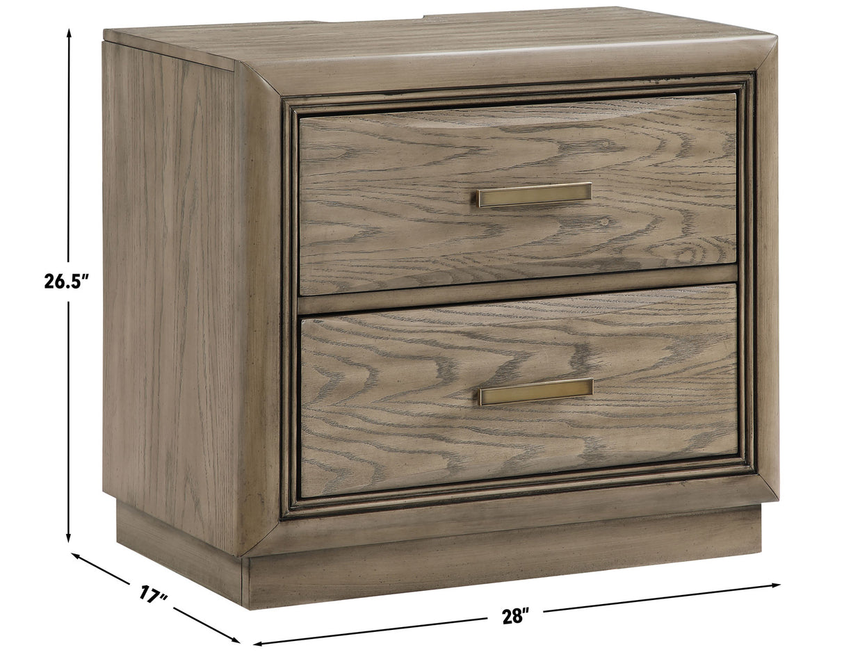 Sonoma 4-Piece King Upholstered Storage Platform Bedroom Set from Steve Silver - Luna Furniture