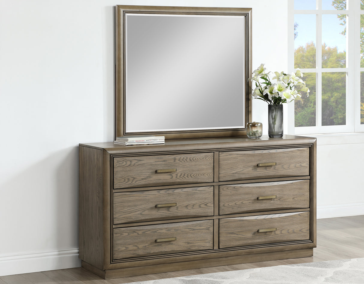 Sonoma Cocoa Gray Upholstered Storage Platform Bedroom Set from Steve Silver - Luna Furniture