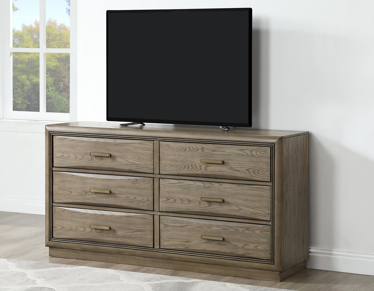 Sonoma 66″ Six-Drawer Dresser from Steve Silver - Luna Furniture