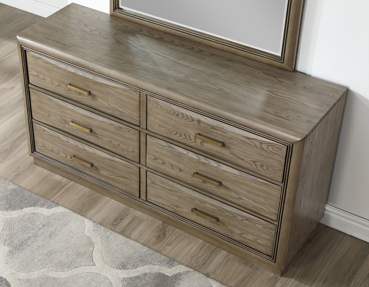 Sonoma 66″ Six-Drawer Dresser from Steve Silver - Luna Furniture