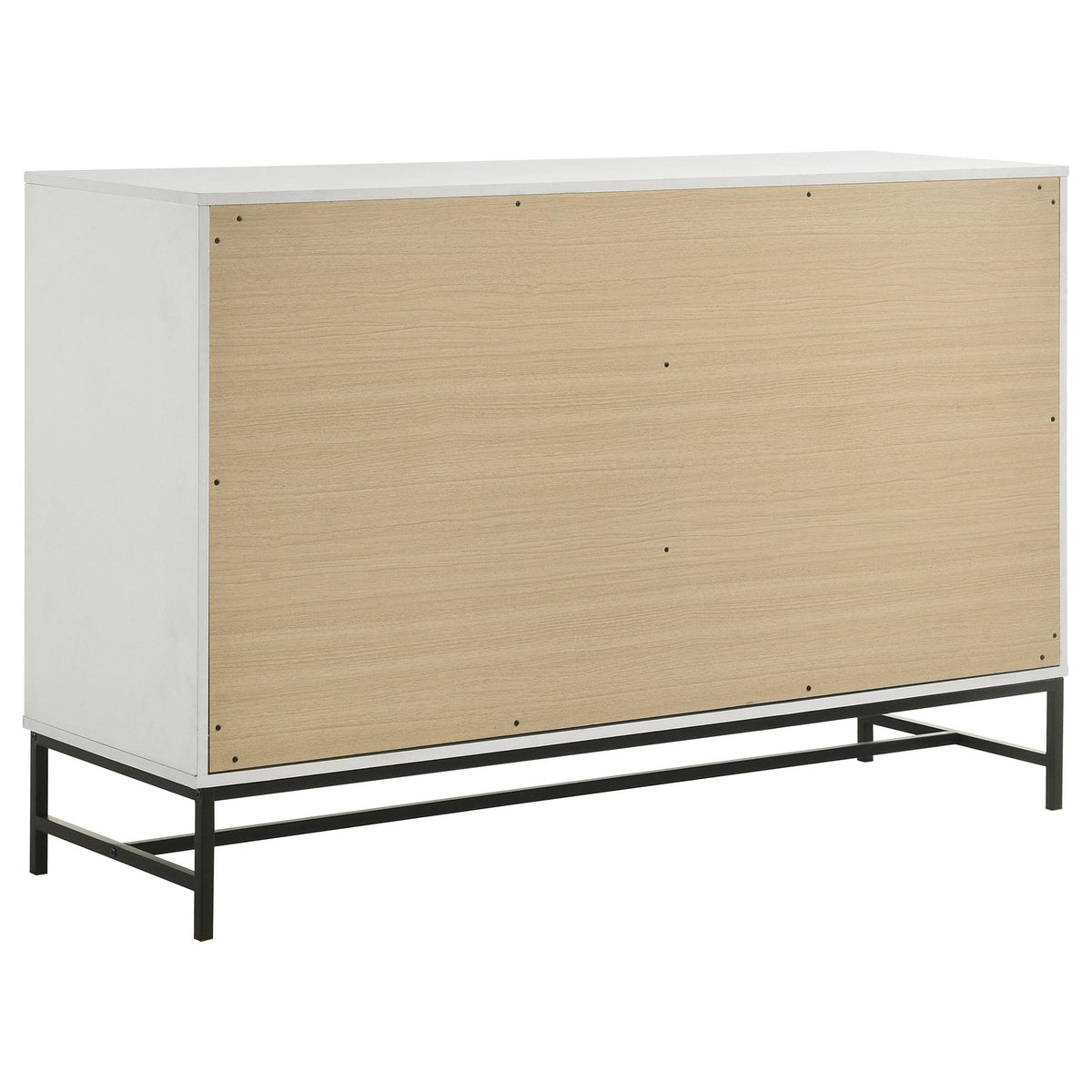 Sonora White 6-Drawer Bedroom Dresser from Coaster - Luna Furniture
