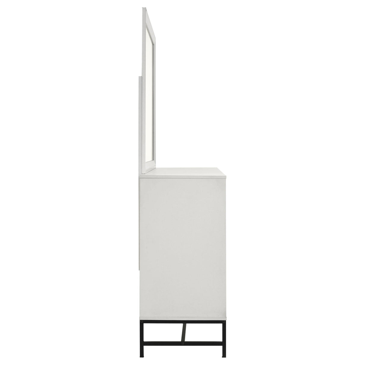 Sonora White 6-Drawer Dresser with Mirror from Coaster - Luna Furniture