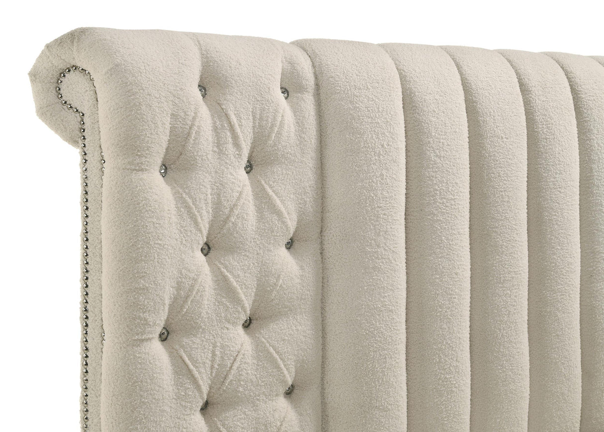 Sonya Ivory 4-Piece Upholstered Queen Bedroom Set from Coaster - Luna Furniture