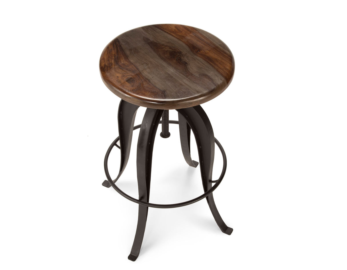 Sparrow Brown/Black Adjustable Height Dining Set from Steve Silver - Luna Furniture