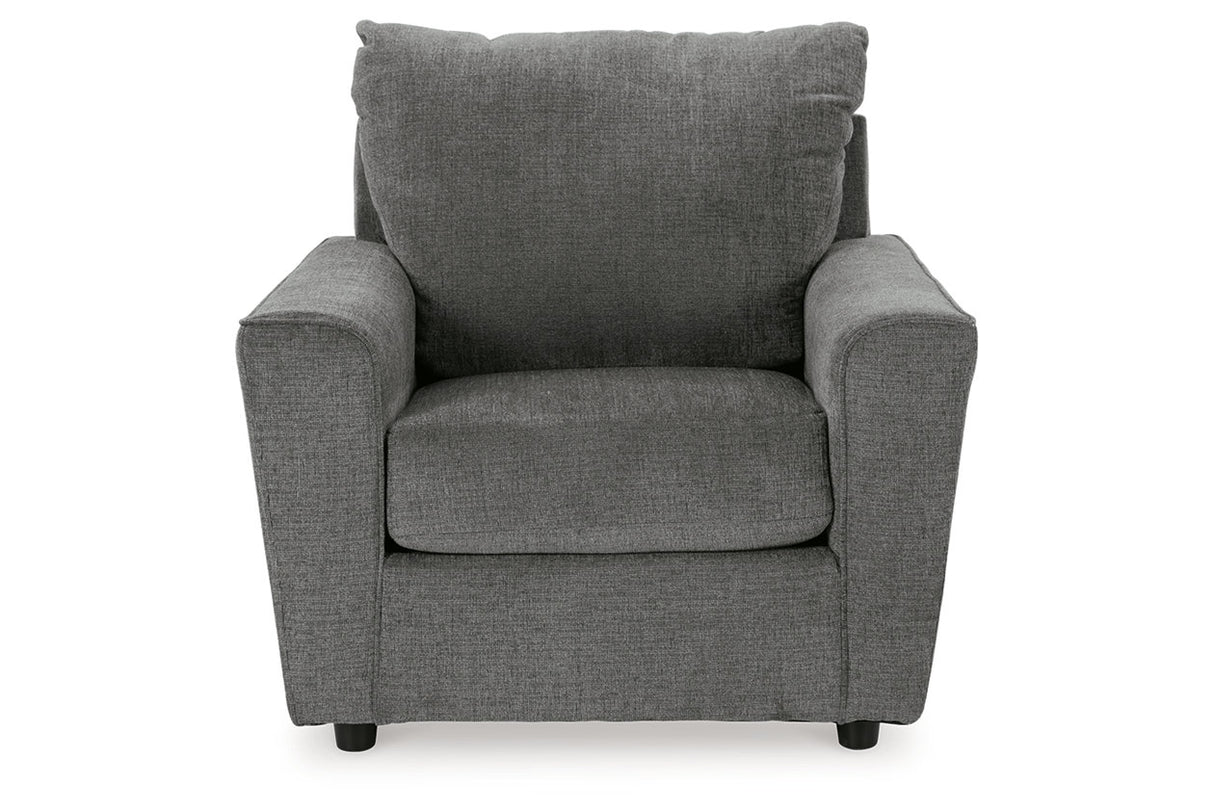 Stairatt Gravel Chair and Ottoman from Ashley Furniture - Luna Furniture