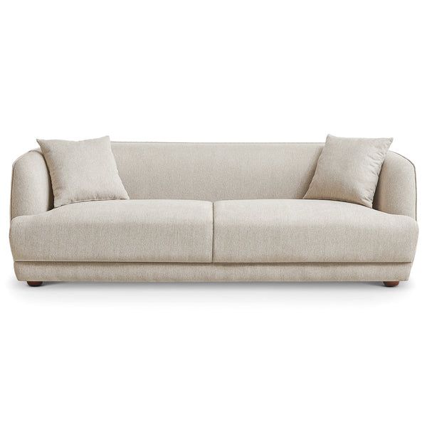 Stanmer Cream Luxury Fabric Linen Sofa