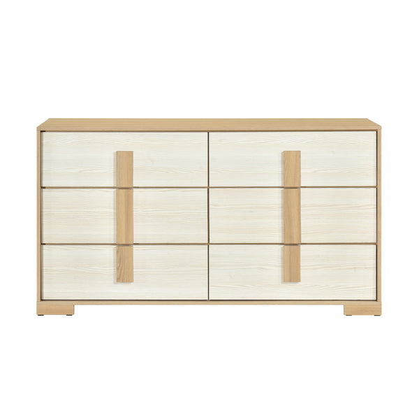Sterling Natural/White Dresser
