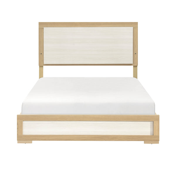 Sterling Natural/White LED Full Bed