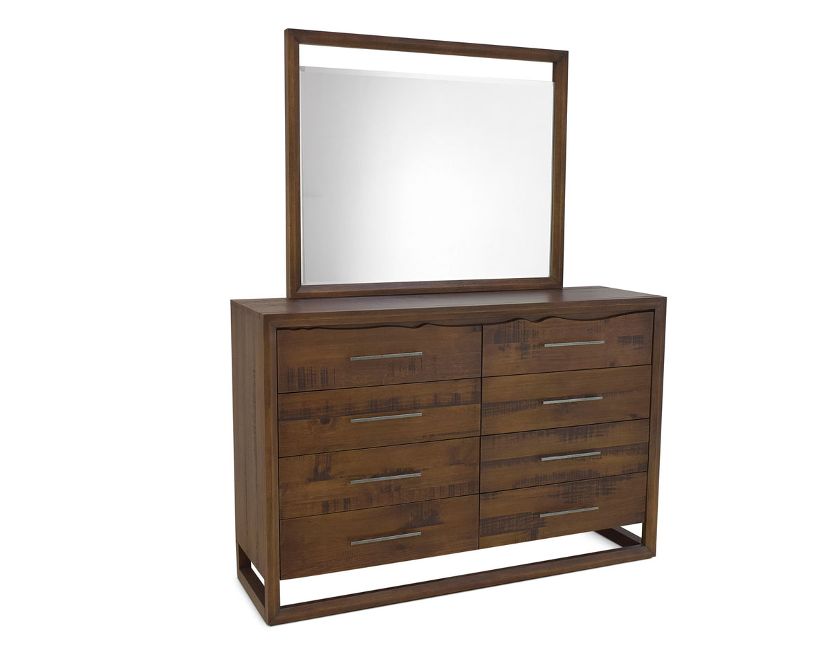 Lofton Brown Mirror from Steve Silver - Luna Furniture