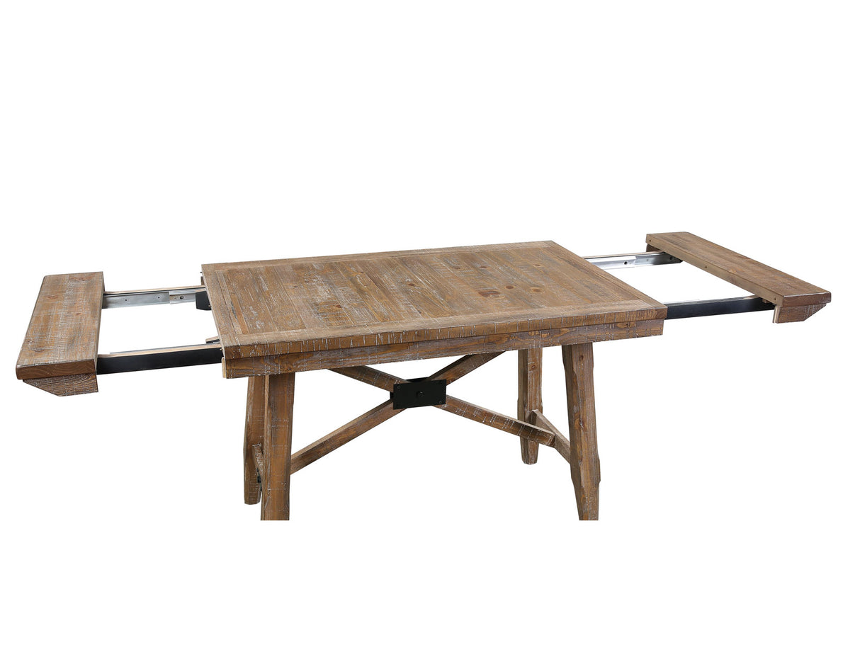 Riverdale Driftwood 5-Piece Counter Set(Counter Table & 4 Chairs) from Steve Silver - Luna Furniture