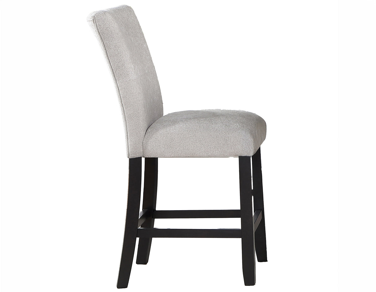 Artemis Gray Chenille Counter Height Chair, Set of 2 from Steve Silver - Luna Furniture