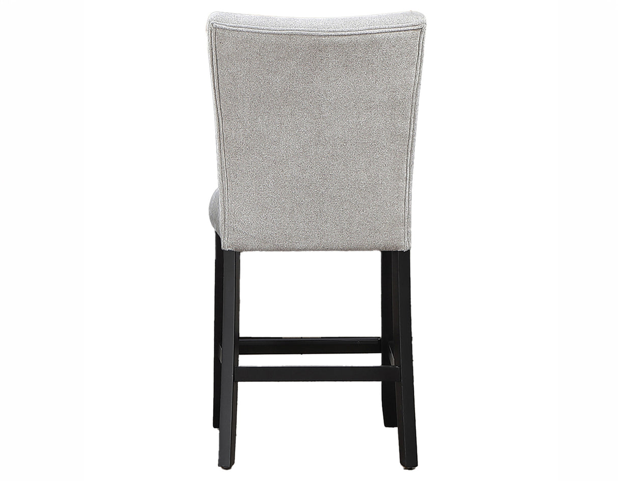 Artemis Gray Chenille Counter Height Chair, Set of 2 from Steve Silver - Luna Furniture