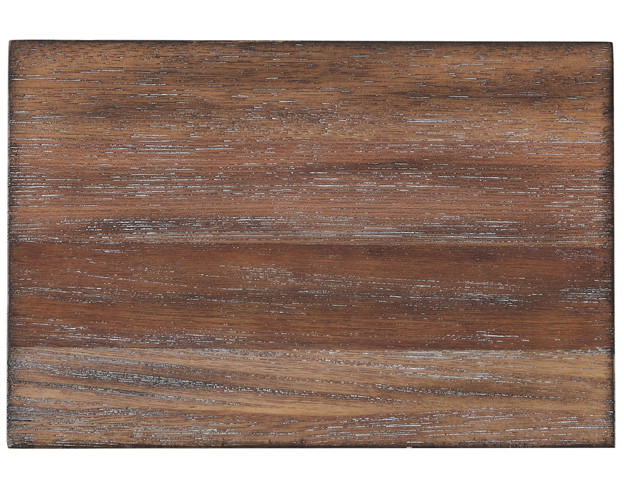 Chevron Cinnamon 36-inch Round Cocktail Table from Steve Silver - Luna Furniture