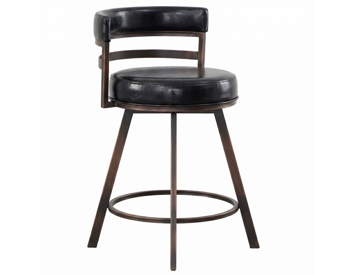 Geno 24″ Commercial Grade Counter Stool, Set of 2 from Steve Silver - Luna Furniture