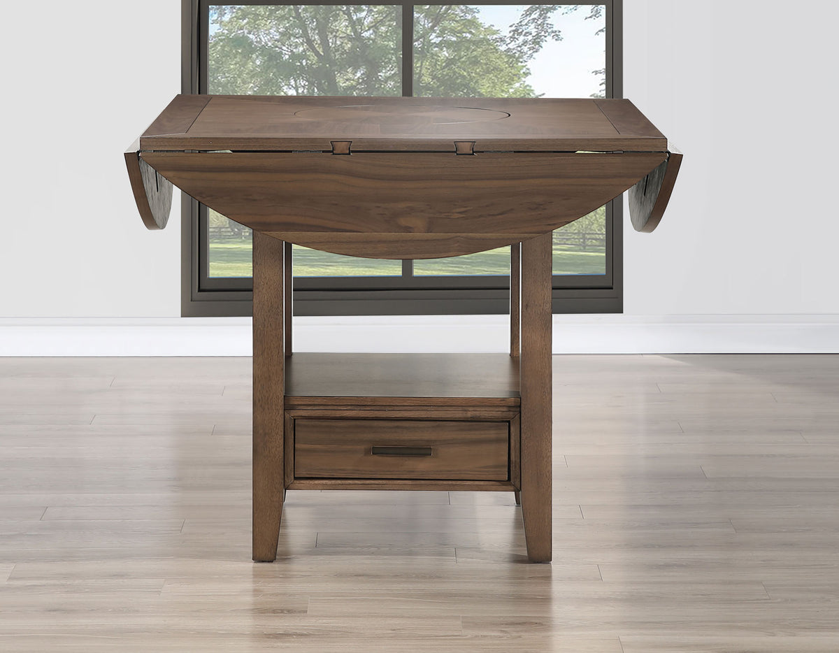 Java Warm Mocha Round Counter Height Table from Steve Silver - Luna Furniture