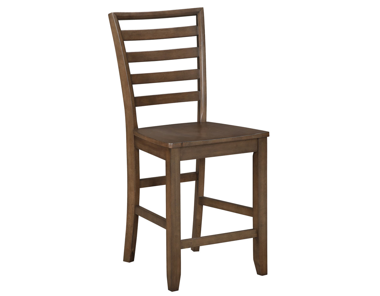 Java Mocha 24″ Counter Height Chair, Set of 2