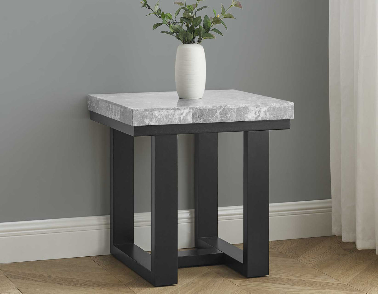 Artemis Gray Marble Top End Table from Steve Silver - Luna Furniture