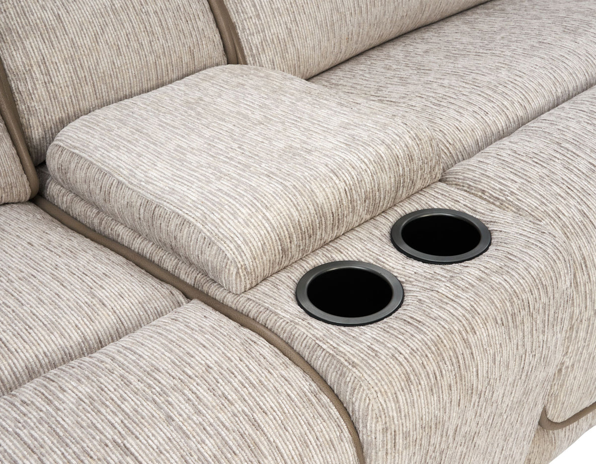 Olsen 3-Piece Dual-Power Reclining Set, Dove – Sofa, Loveseat, Recliner from Steve Silver - Luna Furniture