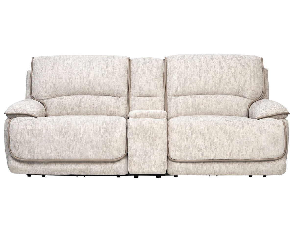 Olsen 3-Piece Dual-Power Reclining Set, Dove – Sofa, Loveseat, Recliner from Steve Silver - Luna Furniture