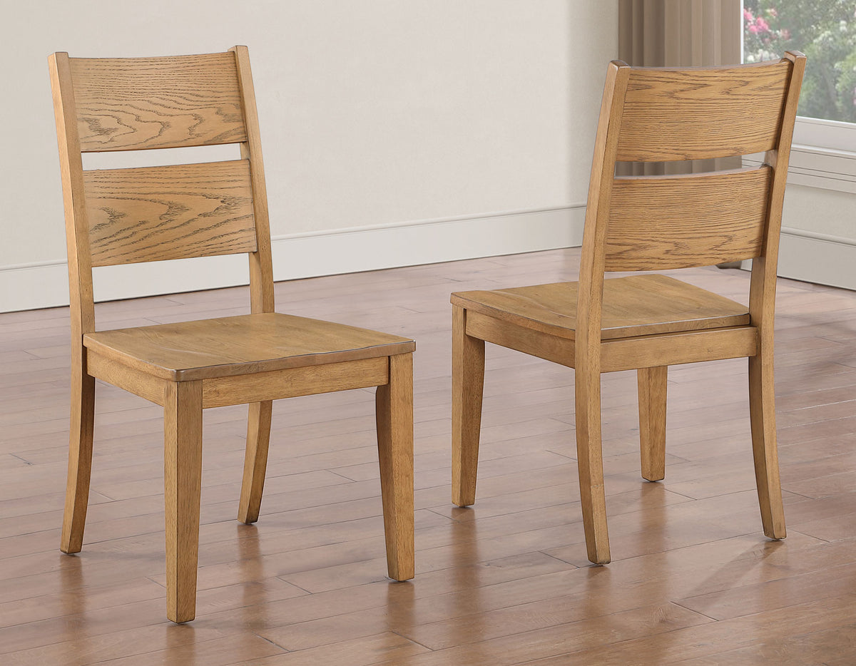Sommerset Solid Wood Ladder Back Side Chair, Set of 2 from Steve Silver - Luna Furniture