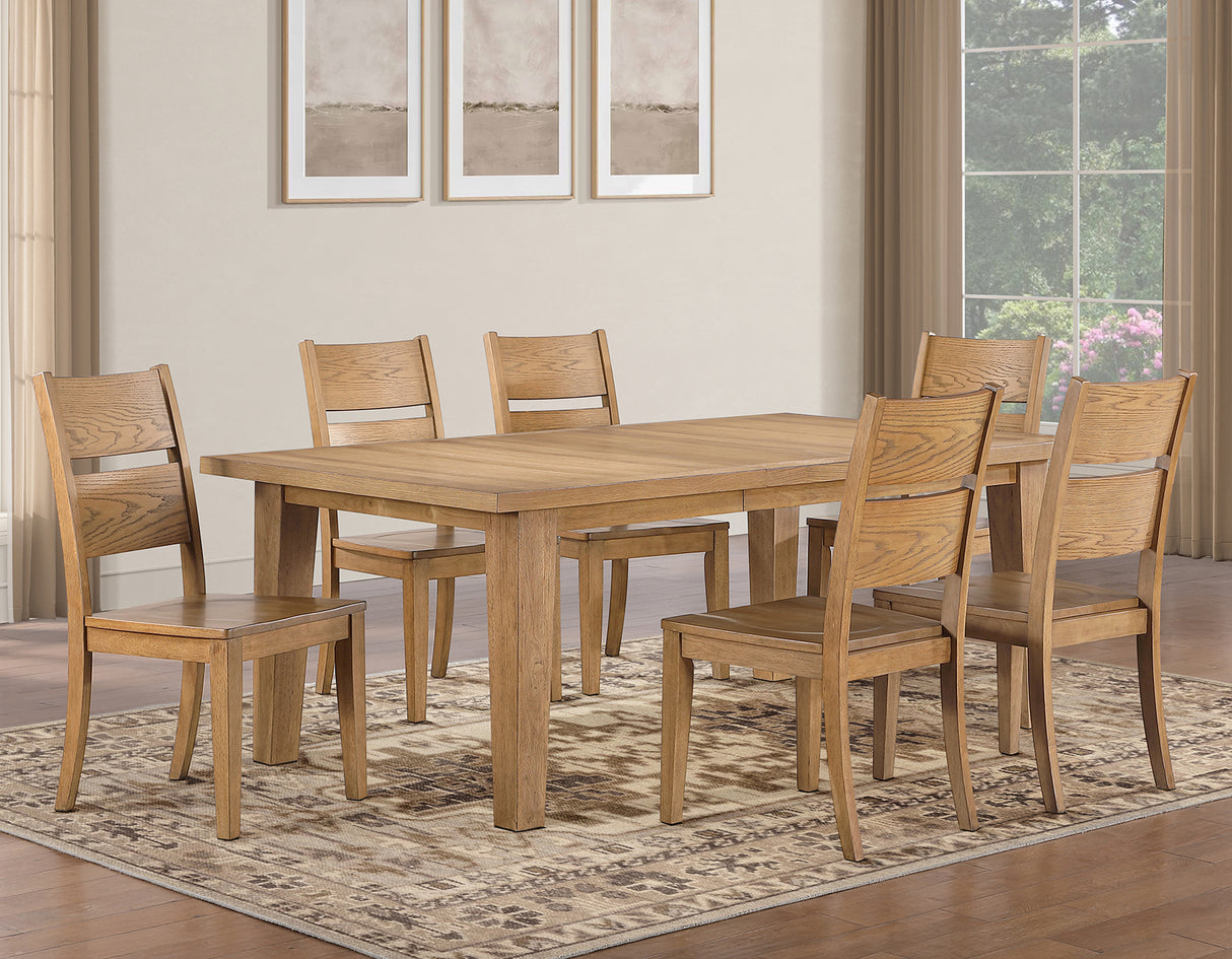 Sommerset 5-Piece 64-96″ Ladder Back Dining Set from Steve Silver - Luna Furniture