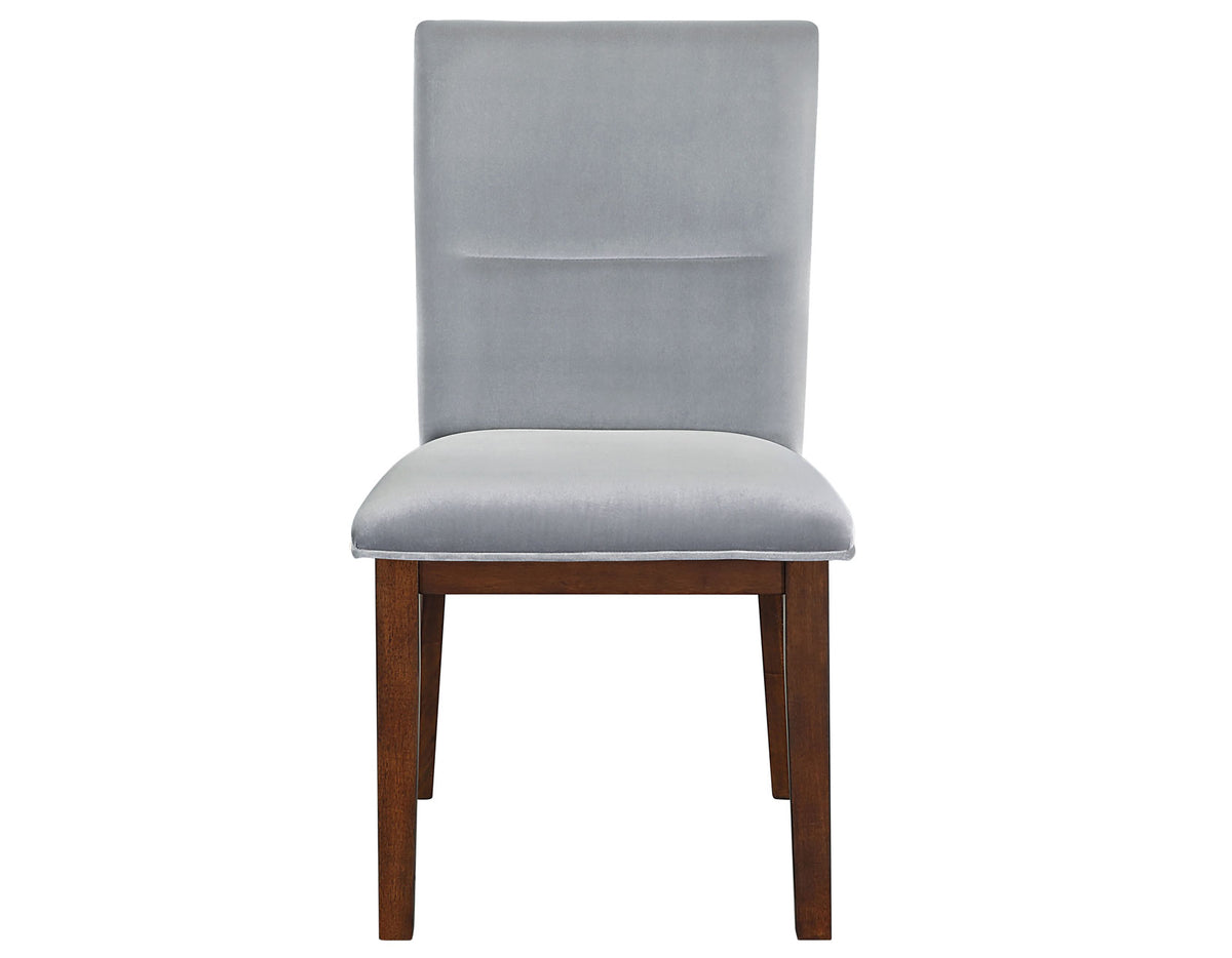 Zen 24″ Counter Chair, Gray Velvet, Set of 2 from Steve Silver - Luna Furniture