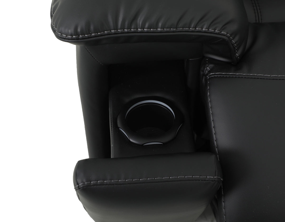 Zenith 3-Piece Power Home Theater Reclining Set with Built-in Speakers, Lighting and Vibration from Steve Silver - Luna Furniture