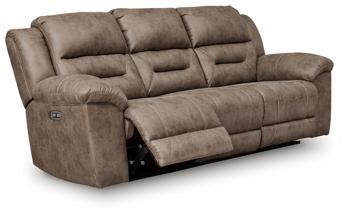 Stoneland Power Reclining Sofa and Manual Recliner from Ashley - Luna Furniture