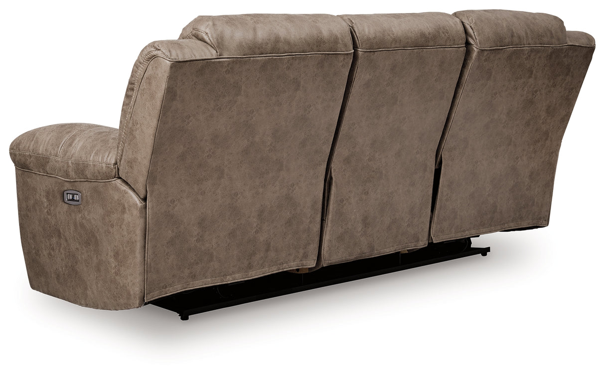 Stoneland Power Reclining Sofa and Manual Recliner from Ashley - Luna Furniture
