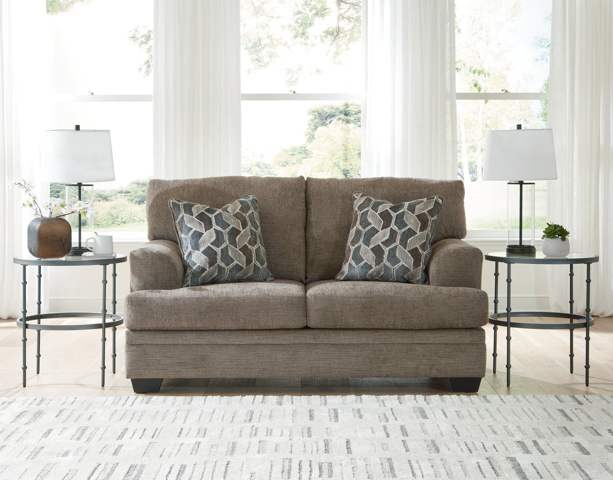 Stonemeade Nutmeg Sofa Chaise and Loveseat from Ashley - Luna Furniture