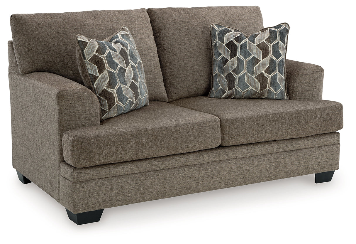 Stonemeade Nutmeg Sofa, Loveseat and Ottoman from Ashley - Luna Furniture