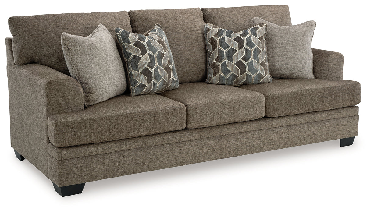 Stonemeade Nutmeg Sofa, Loveseat and Ottoman from Ashley - Luna Furniture