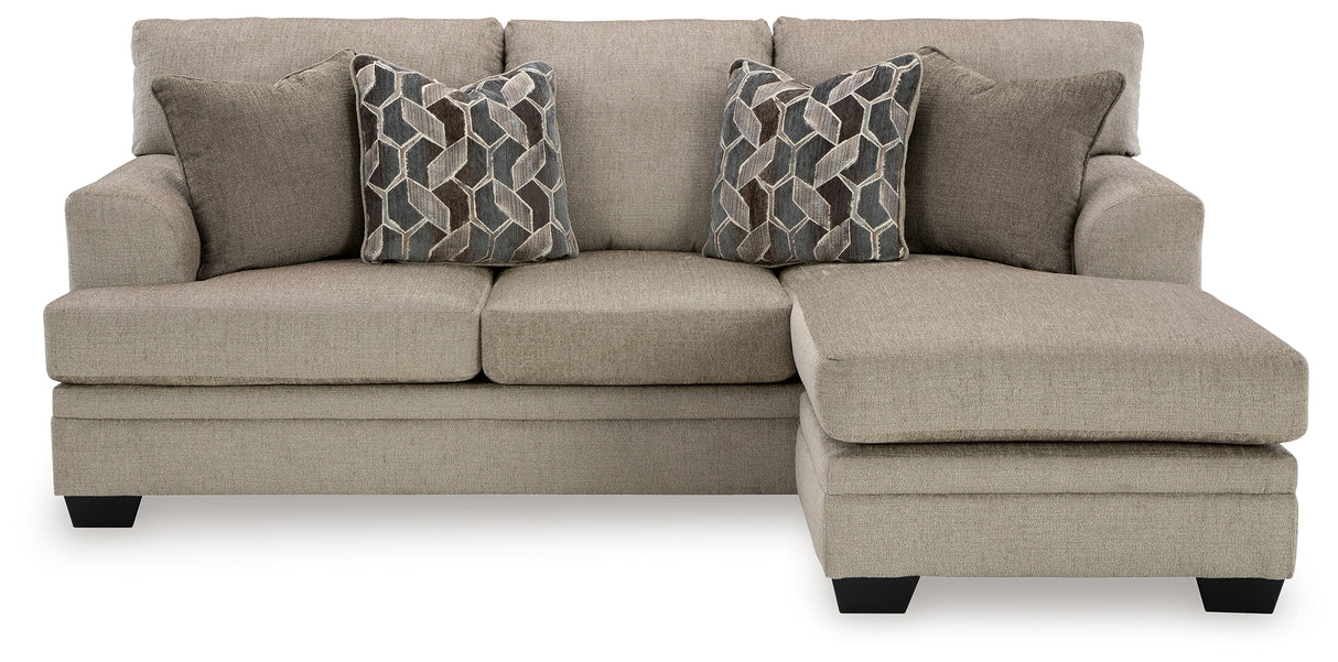 Stonemeade Taupe Sofa Chaise and Recliner from Ashley - Luna Furniture