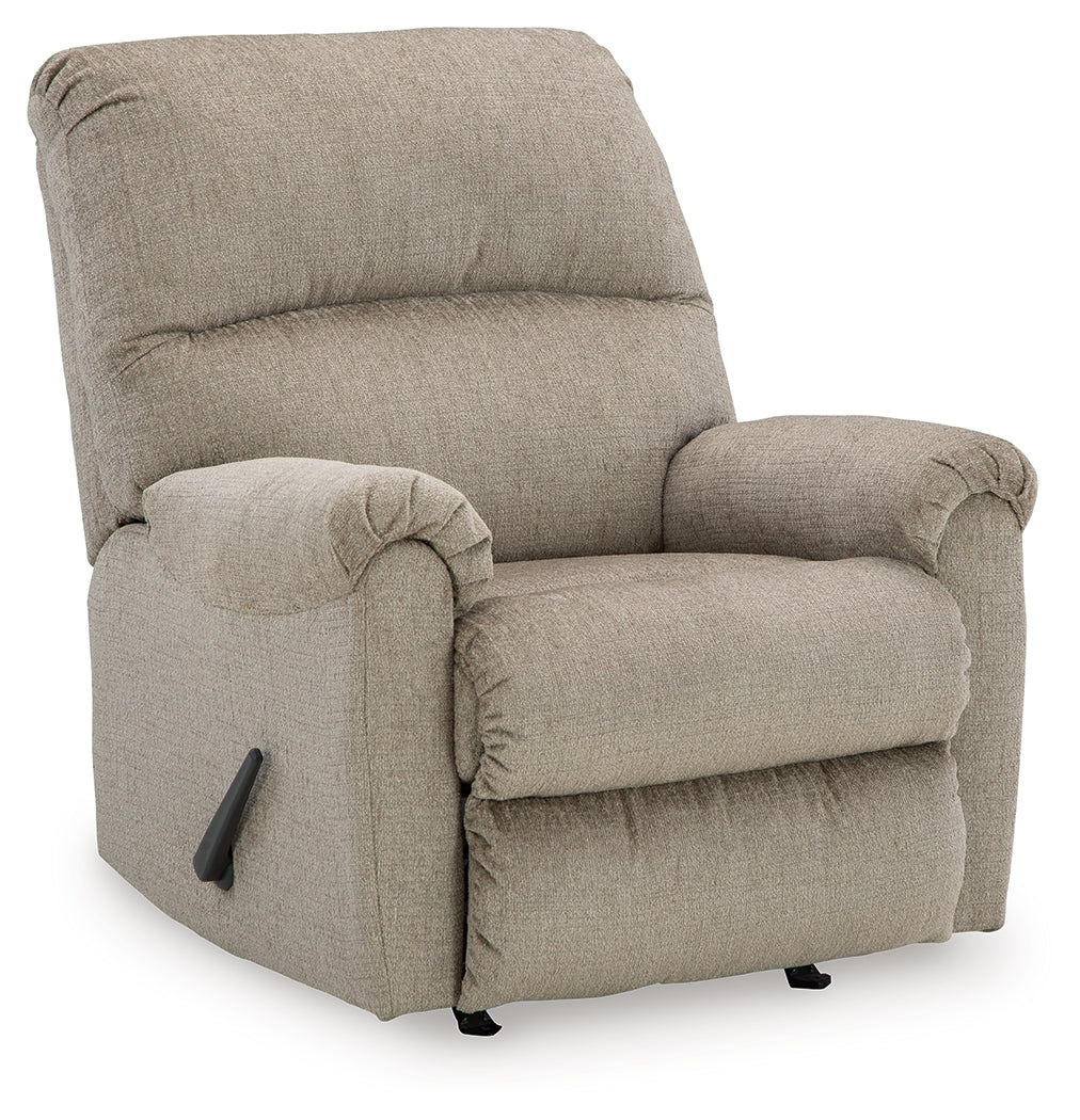 Stonemeade Taupe Sofa Chaise and Recliner from Ashley - Luna Furniture