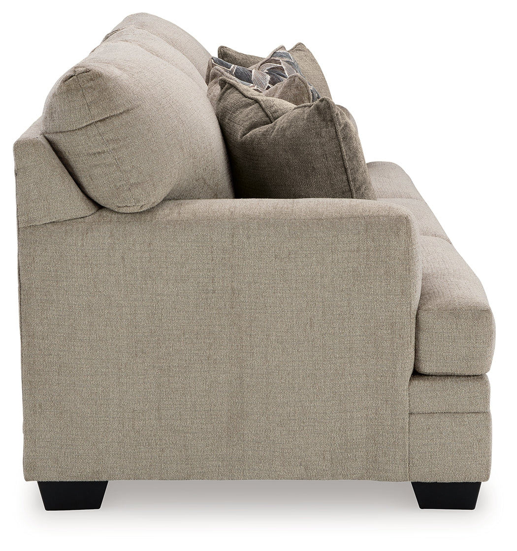 Stonemeade Taupe Sofa and Recliner from Ashley - Luna Furniture