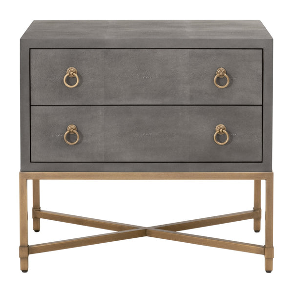 Strand Shagreen 2-drawer Nightstand